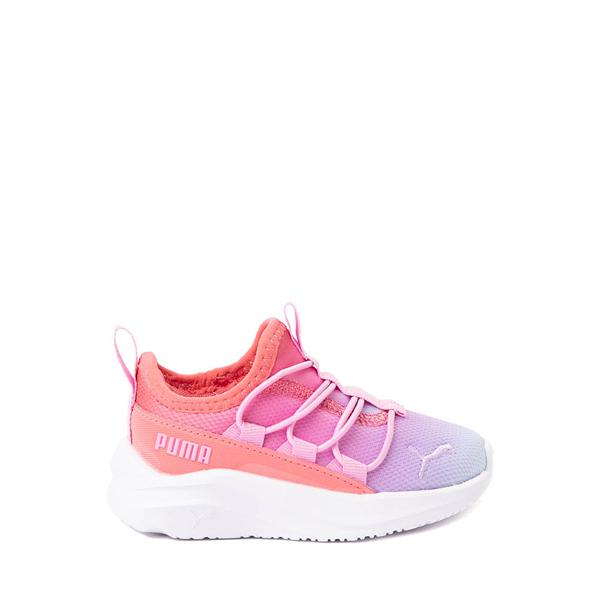 Main view of PUMA One4All Slip-On Athletic Shoe - Baby / Toddler - Sunset Sky / Loveable Lilac