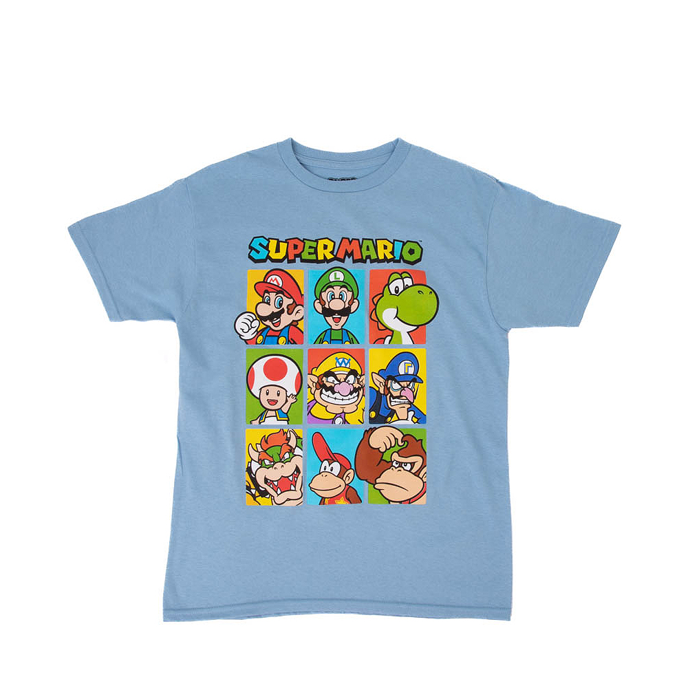 Super Mario Bros. Characters Tee - Little Kid / Big Kid - Light Blue