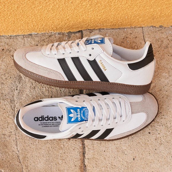 adidas Samba OG Athletic Shoe - Cloud White / Core Black / Gum