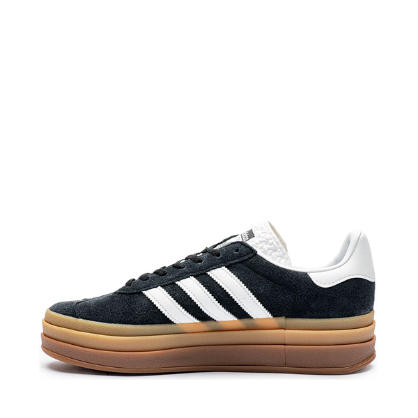 alternate view Womens adidas Gazelle Bold Athletic Shoe - Core Black / Cloud WhiteALT1