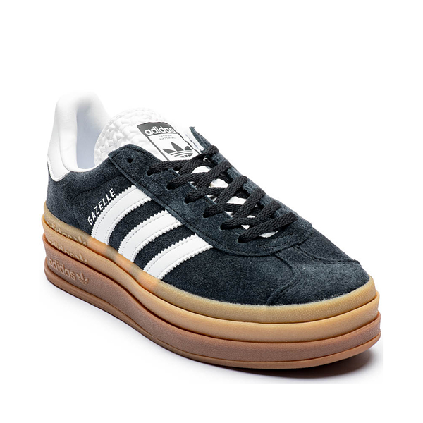 alternate view Womens adidas Gazelle Bold Athletic Shoe - Core Black / Cloud WhiteALT5