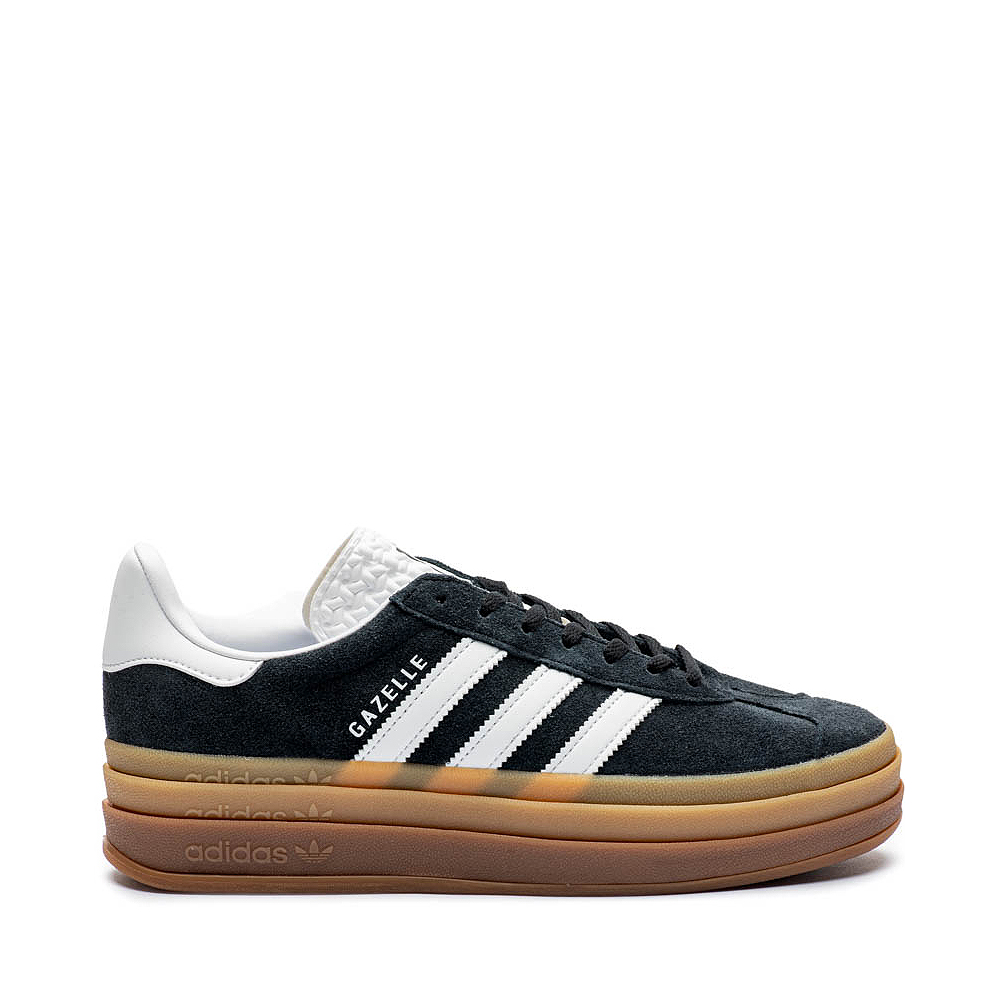 Womens adidas Gazelle Bold Athletic Shoe - Core Black / Cloud White