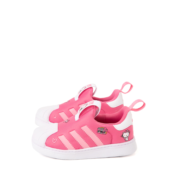 alternate view adidas Originals x Hello Kitty® Superstar 360 Athletic Shoe - Baby / Toddler - PinkALT1