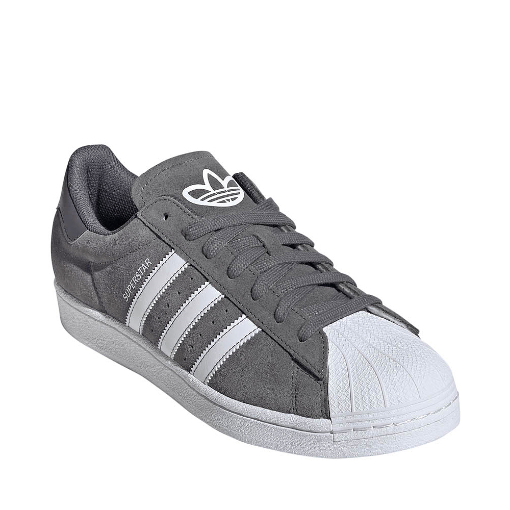Mens adidas Superstar Athletic Shoe - Grey / White | Journeys