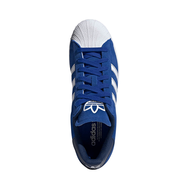 alternate view Mens adidas Superstar Athletic Shoe - Royal Blue / WhiteALT2