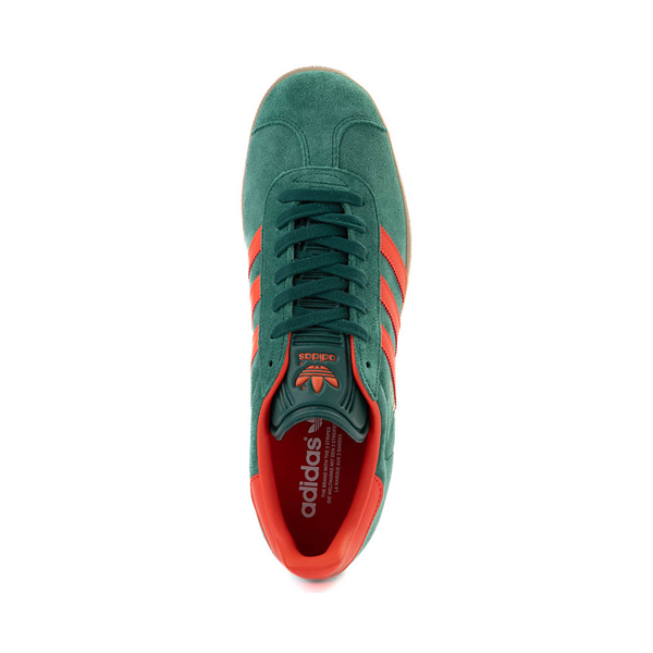 alternate view adidas Gazelle Athletic Shoe - Collegiate Green / Preloved Red / GumALT2