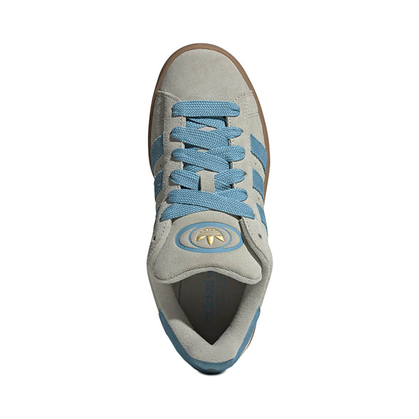 alternate view Womens adidas Campus '00s Athletic Shoe - Putty Grey / Preloved Blue / Gold MetallicALT2