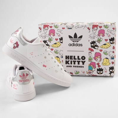 adidas Originals x Hello Kitty® Stan Smith Athletic Shoe - Big Kid 