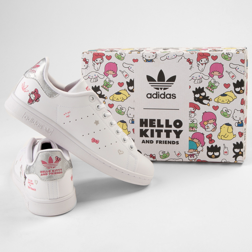 adidas Originals x Hello Kitty® Stan Smith Athletic Shoe - Big Kid