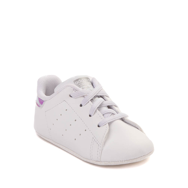 adidas Originals STAN SMITH CRIB UNISEX - Chaussons pour bébé - footwear  white/silver metallic/blanc 