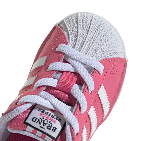 alternate view adidas Superstar Athletic Shoe - Baby / Toddler - PinkALT2B