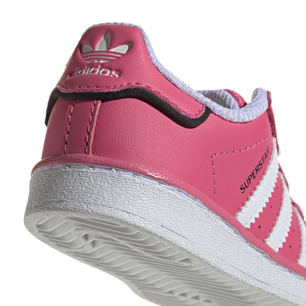 alternate view adidas Superstar Athletic Shoe - Baby / Toddler - PinkALT4B