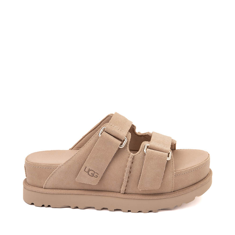 Womens UGG&reg; Goldenstar Hi Slide Sandal - Sand