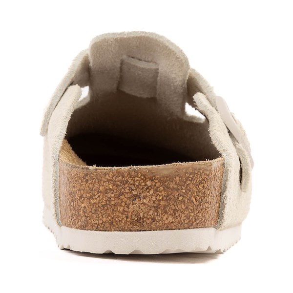 alternate view Mens Birkenstock Boston Soft Footbed Clog - Antique WhiteALT4