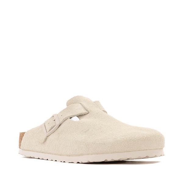 alternate view Mens Birkenstock Boston Soft Footbed Clog - Antique WhiteALT5