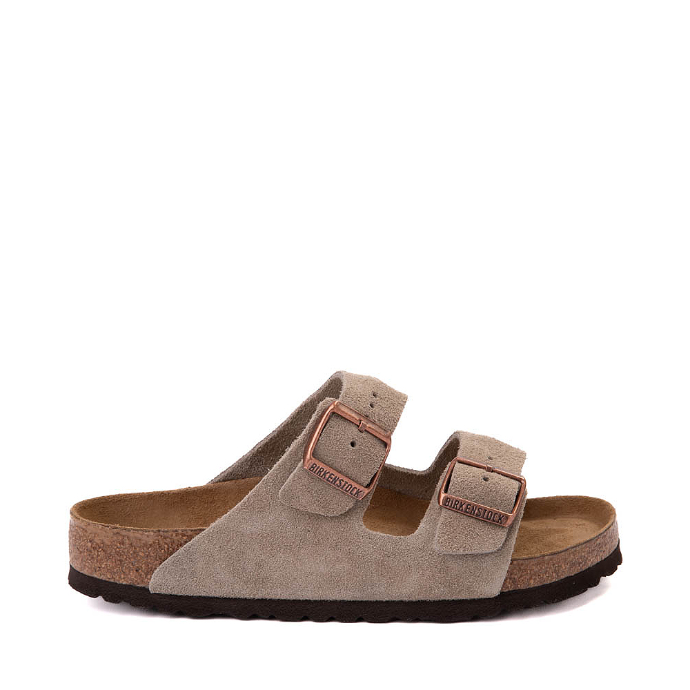 Mens Birkenstock Arizona Soft Footbed Sandal - Taupe