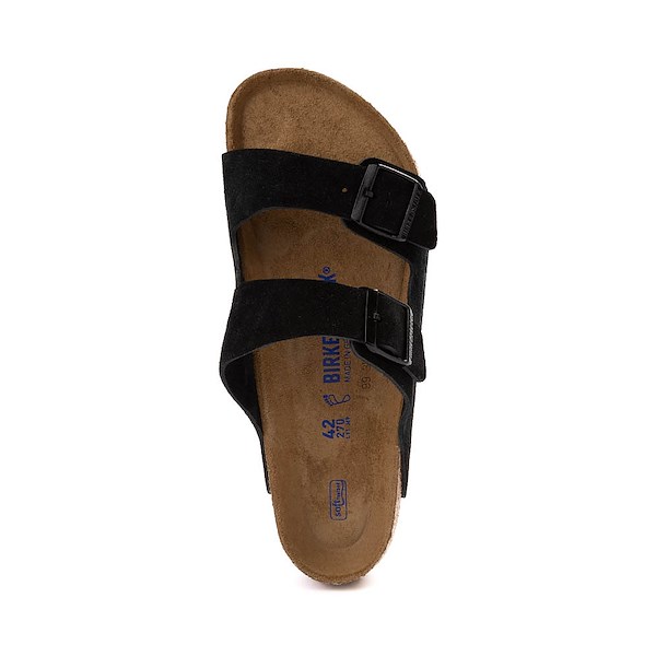 alternate view Mens Birkenstock Arizona Soft Footbed Slide Sandal - BlackALT2