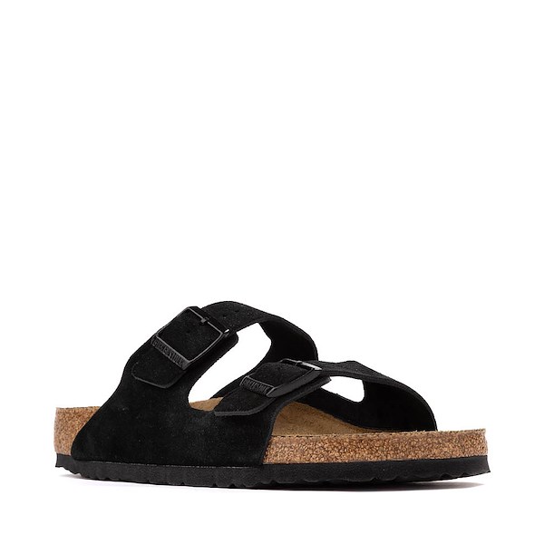 alternate view Mens Birkenstock Arizona Soft Footbed Slide Sandal - BlackALT5