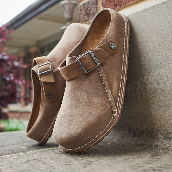alternate view Mens Birkenstock Lutry Premium Clog - TaupeHERO