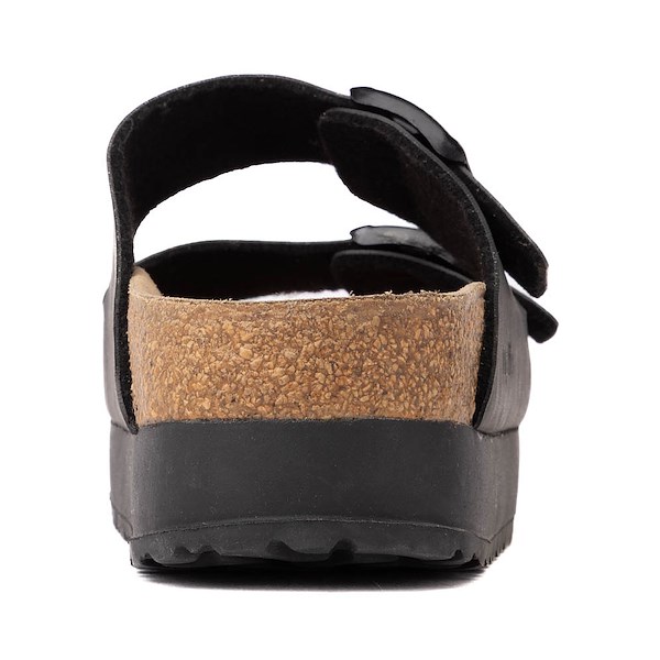 alternate view Womens Papillio by Birkenstock® Arizona Flex Platform Slide Sandal - BlackALT4