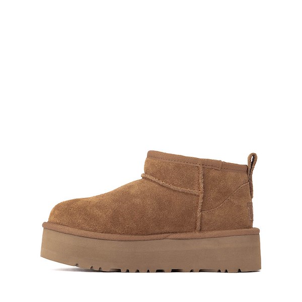 alternate view UGG® Classic Ultra Mini Platform Boot - Little Kid / Big Kid - ChestnutALT1