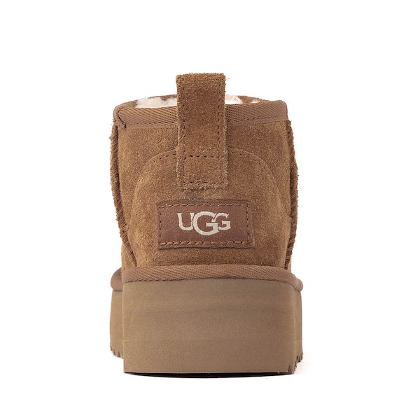 alternate view UGG® Classic Ultra Mini Platform Boot - Little Kid / Big Kid - ChestnutALT4