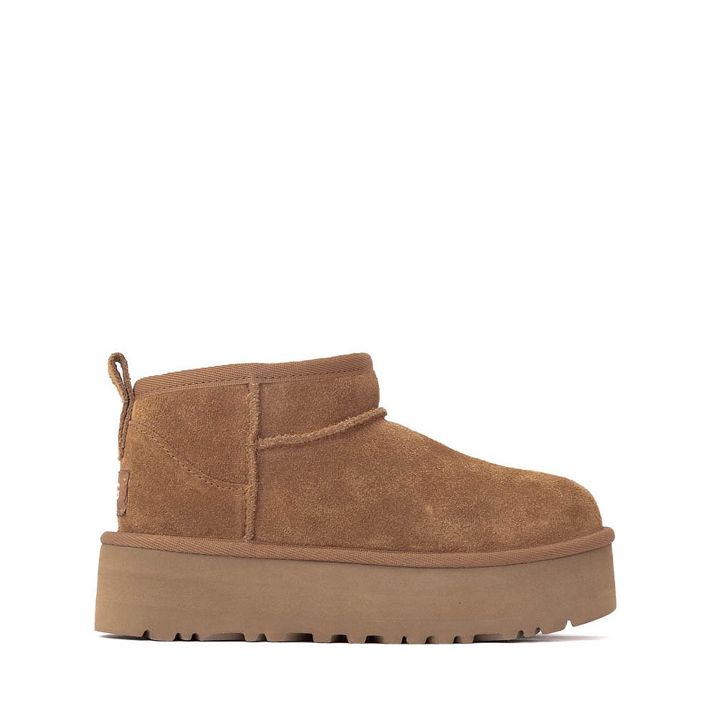 UGG&reg; Classic Ultra Mini Platform Boot - Little Kid / Big Kid - Chestnut