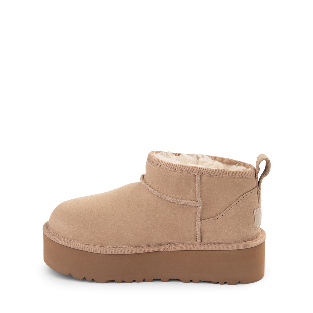 UGG® Classic Ultra Mini Platform Boot - Little Kid / Big Kid - Sand ...