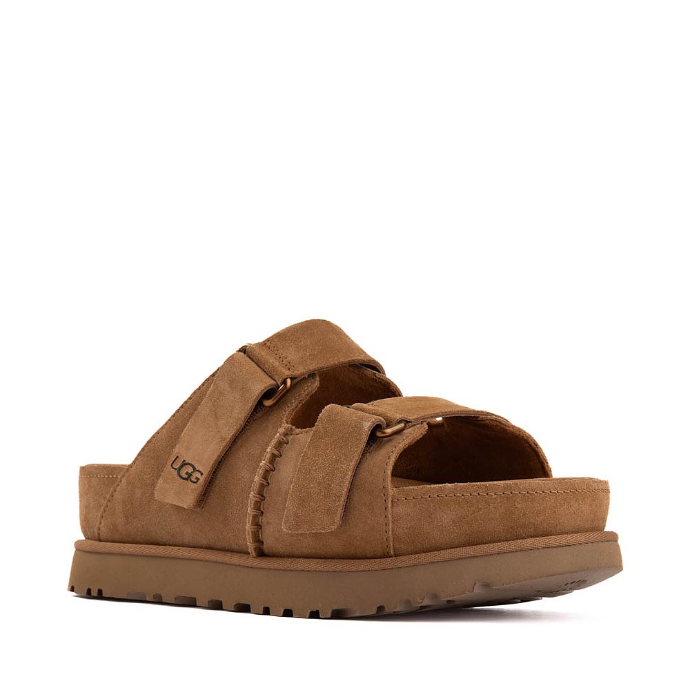 Womens UGG® Goldenstar Hi Slide Sandal - Chestnut | Journeys
