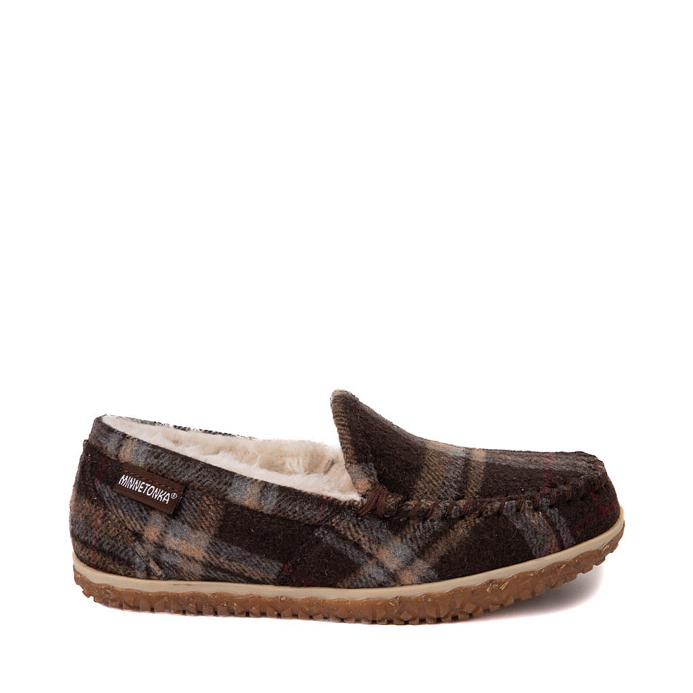 Womens Minnetonka Tempe Casual Shoe - Chocolate Plaid