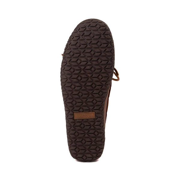 alternate view Mens Minnetonka Moosehide Casual Shoe - CarmelALT3