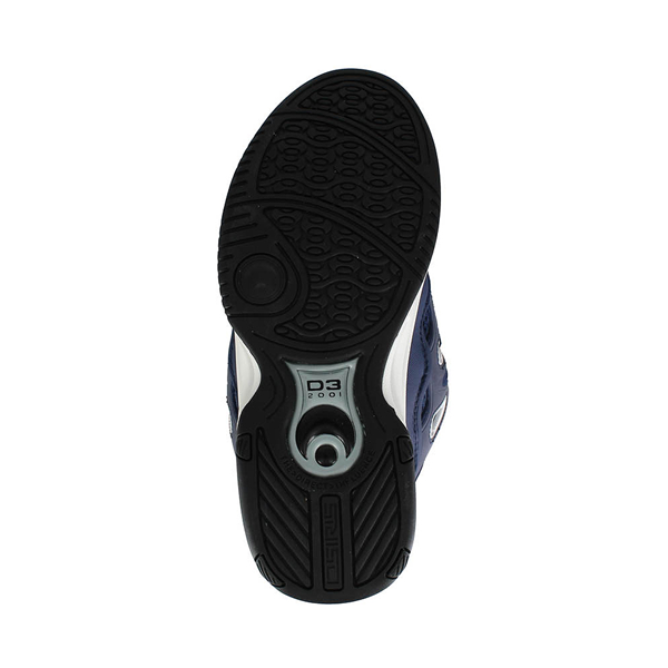 alternate view Mens Osiris D3 2001 Skate Shoe - Navy / Red / PaisleyALT3