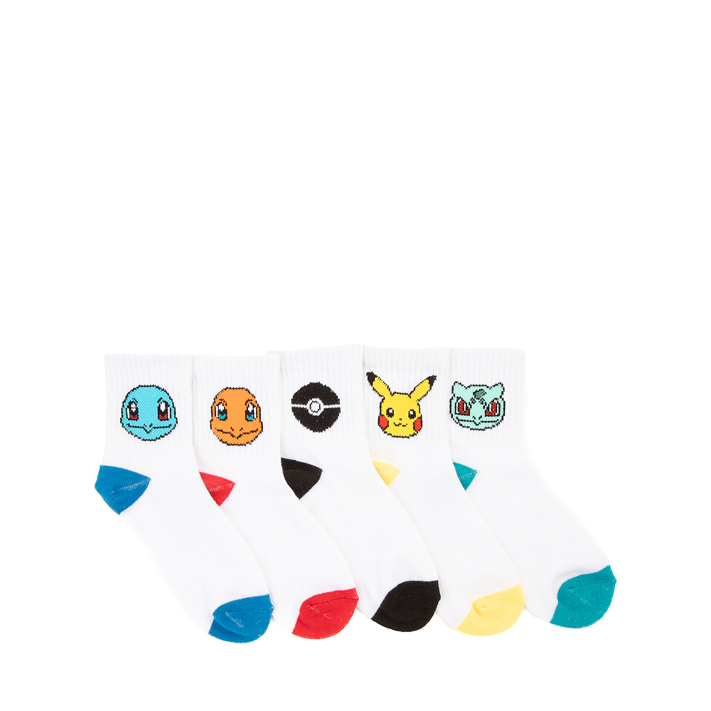 Pok&eacute;mon Crew Socks 5 Pack - Little Kid - Multicolor