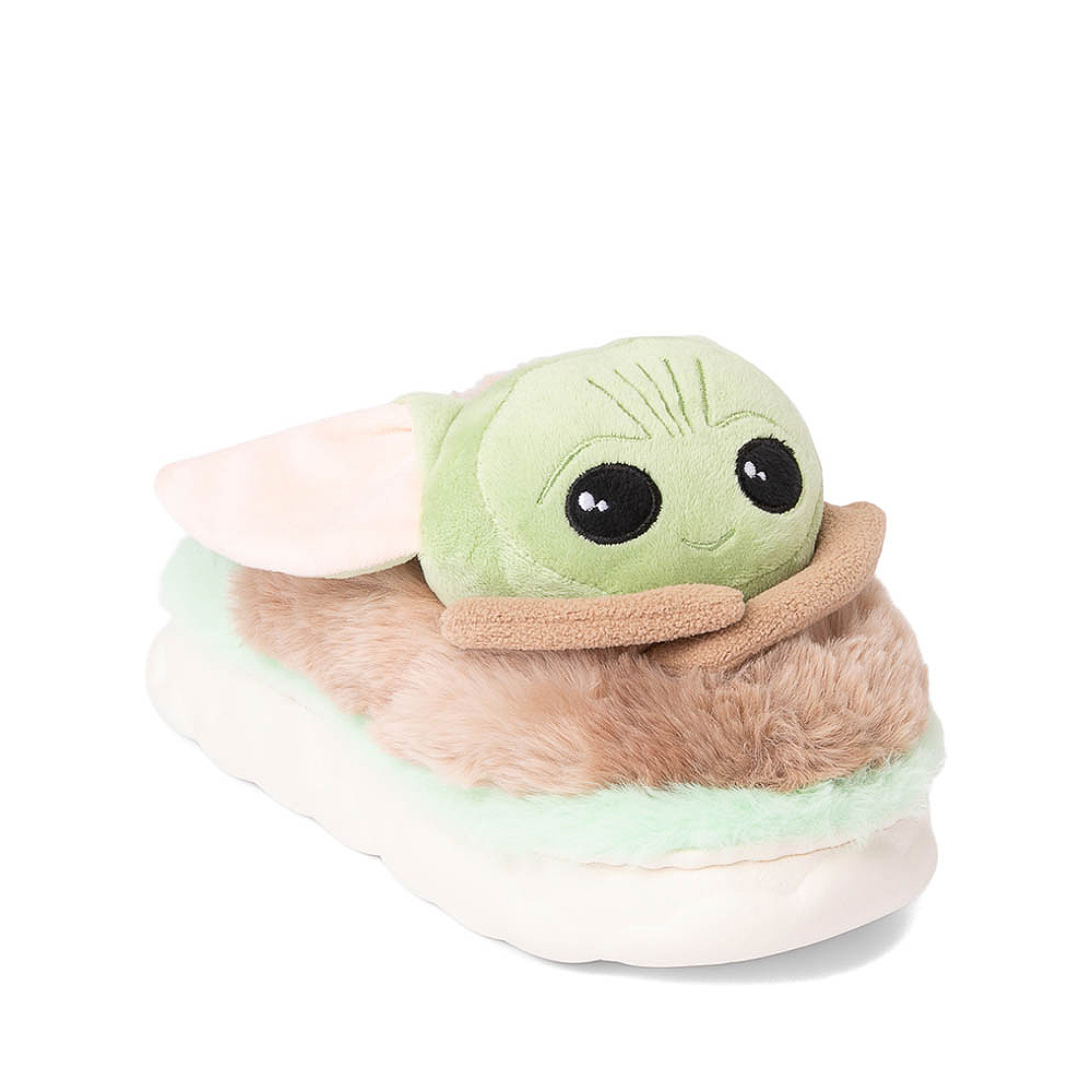 The Mandalorian Grogu Puffle Slipper Green Journeys