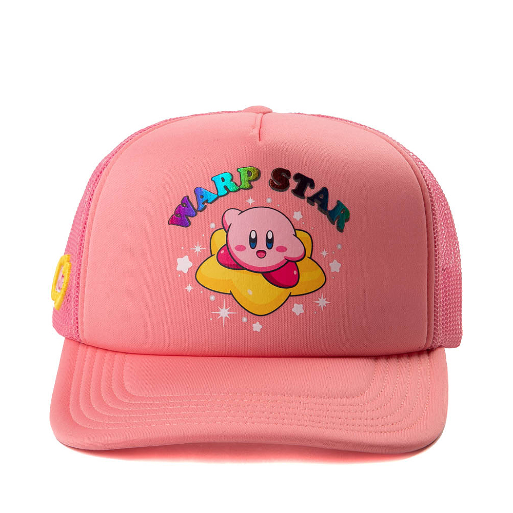 Kirby Warp Star Trucker Hat - Pink
