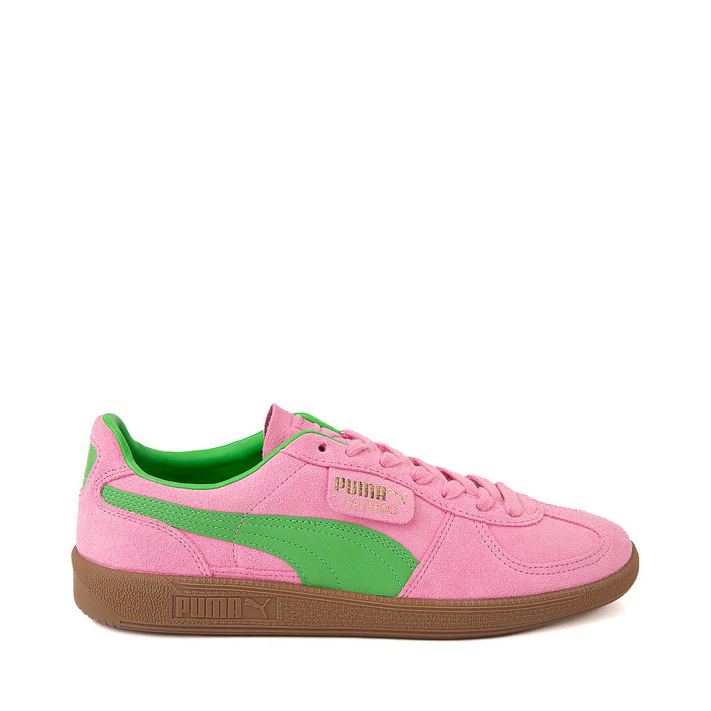 Womens PUMA Palermo Athletic Shoe - Pink Delight / Green / Gum | Journeys | 