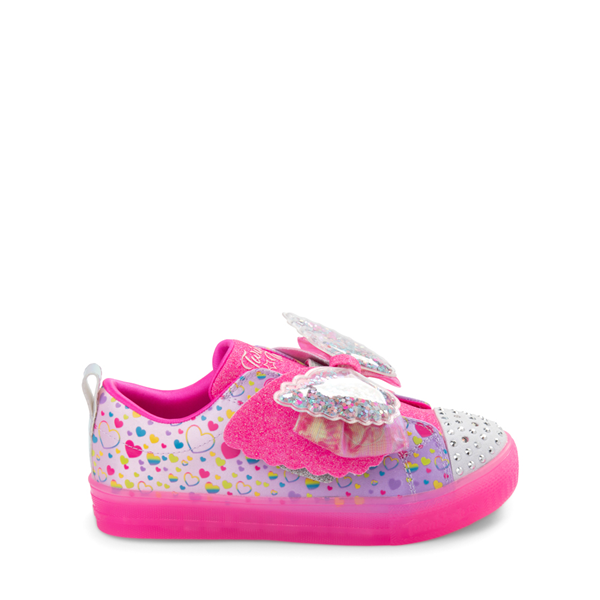 Skechers Twi-Lites 2.0 Shuffle Brights Confetti Flutter Sneaker - Little Kid Pink / Multicolor