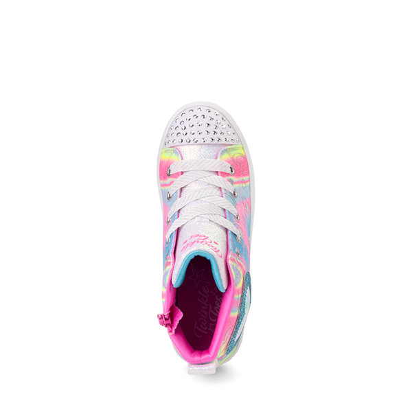 Skechers Twinkle Toes® Twi-Lites 2.0 Holographic Heart Sneaker - Little Kid  - Pink / Multicolor