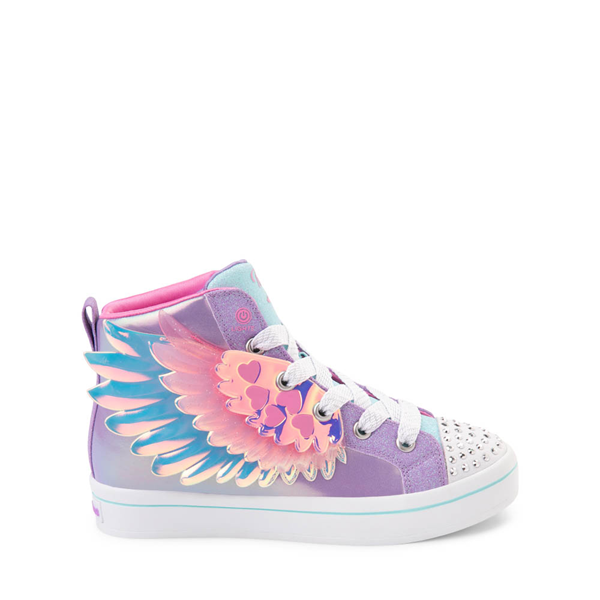 Skechers Twinkle Toes Twi-Lites 2.0 Wingsical Wish Sneaker - Little Kid - Purple / Multicolor
