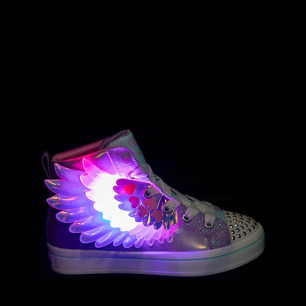 Skechers Twinkle Toes Twi-Lites 2.0 Wingsical Wish Sneaker - Little Kid - Purple / Multicolor