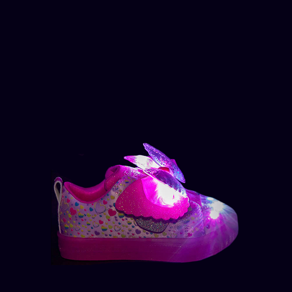 Pink Girls Twi-lites 2.0 Light Up Sneaker, Skechers