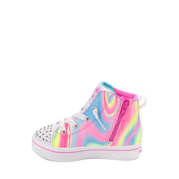 alternate view Skechers Twinkle Toes® Twi-Lites 2.0 Holographic Heart Sneaker - Toddler - Pink / MulticolorALT1B
