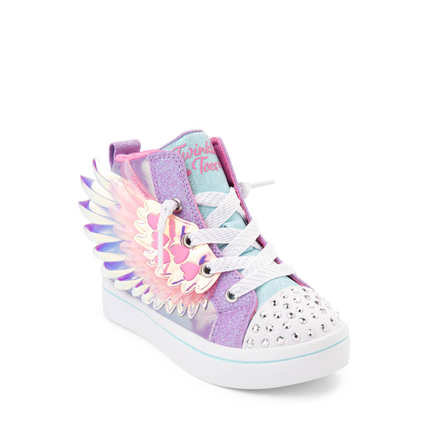 alternate view Skechers Twinkle Toes Twi-Lites 2.0 Wingsical Wish Sneaker - Toddler - Purple / MulticolorALT5