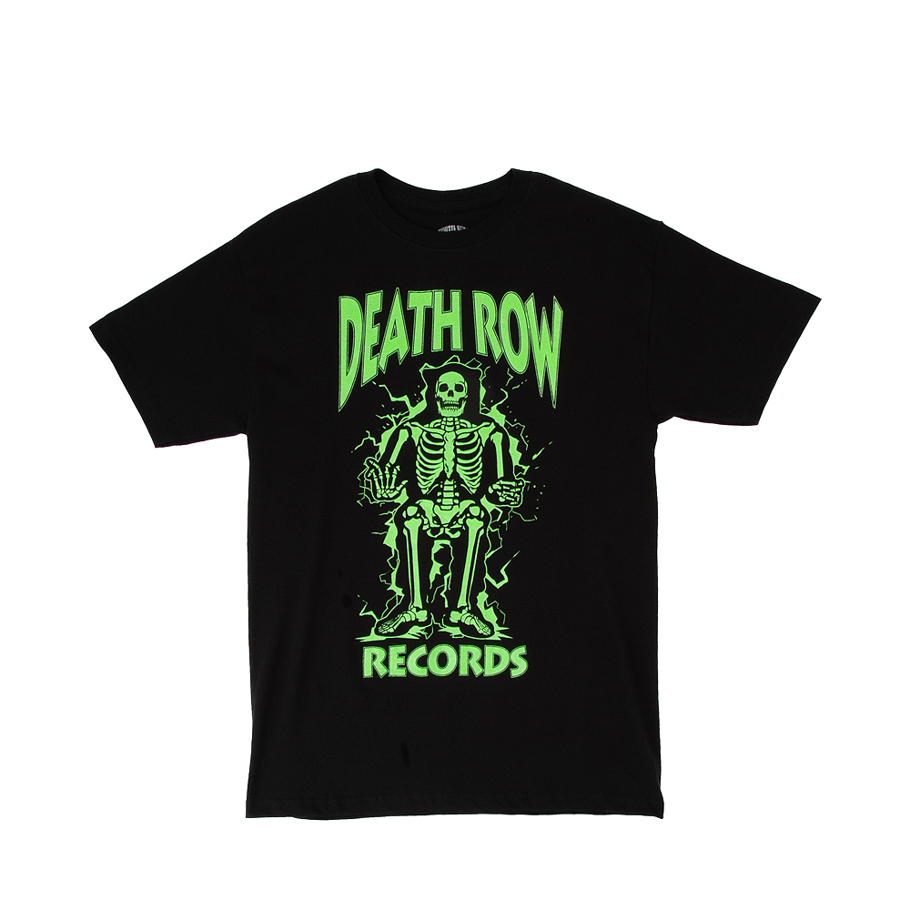 Death Row Records Skeleton Glow Tee - Black | Journeys