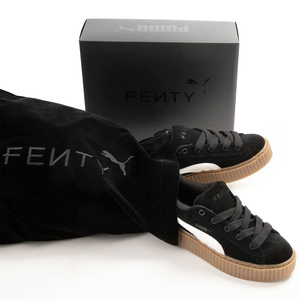 Womens Fenty x PUMA Creeper Phatty Athletic Shoe Black / Warm White