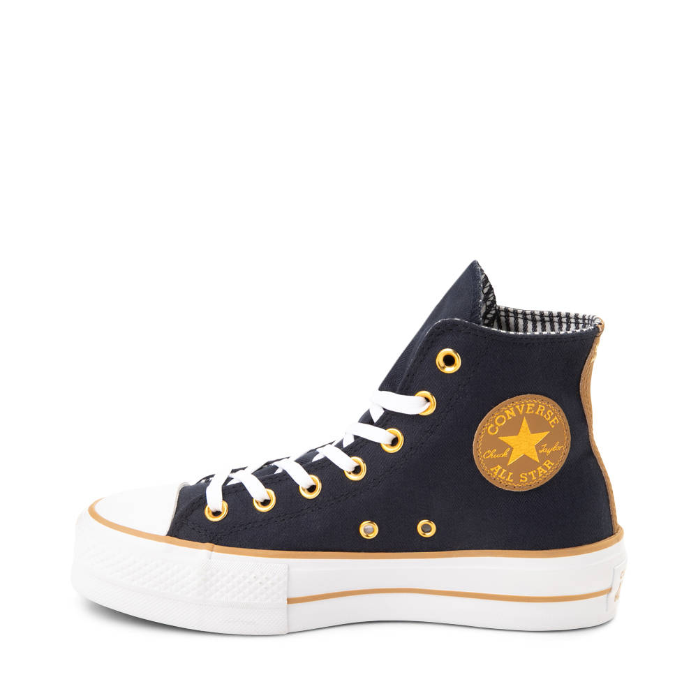 converse chuck taylor all star herringbone mesh lift high top