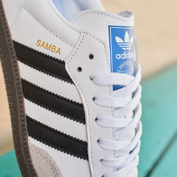 Womens adidas Samba OG Athletic Shoe - Cloud White / Core Black / Clear Granite