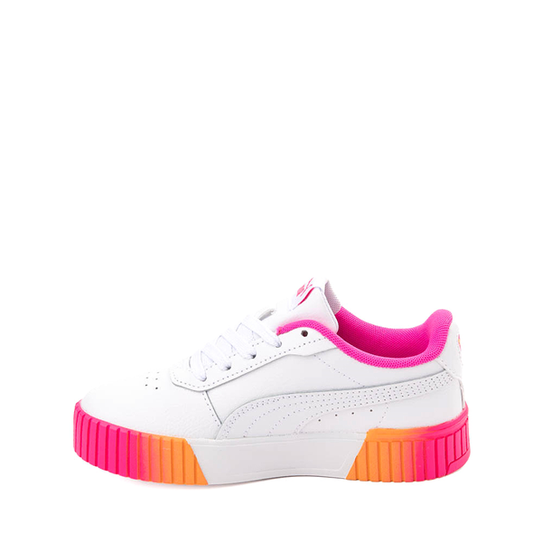 alternate view PUMA Carina 2.0 Popsicle Fade Athletic Shoe - Little Kid / Big Kid - White / RavishALT1