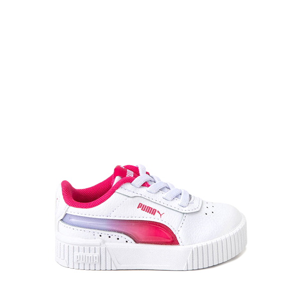 PUMA Carina 2.0 Jelly Fade Athletic Shoe - Baby / Toddler White Pink Intense Lavender