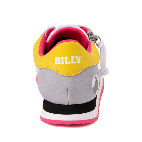alternate view BILLY Jogger Sneaker - Little Kid / Big Kid - Grey / PinkALT4